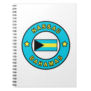 Caderno Espiral Nassau Bahamas