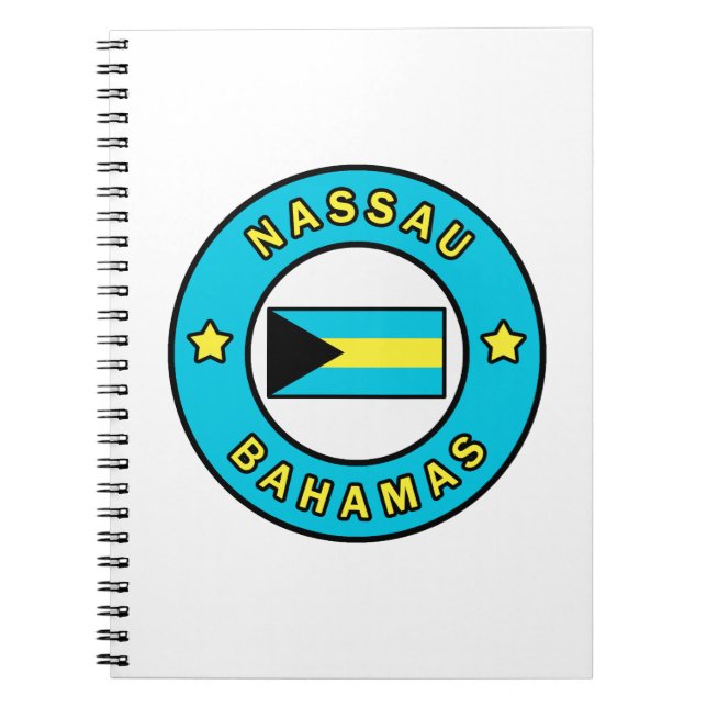 Caderno Espiral Nassau Bahamas (Frente)