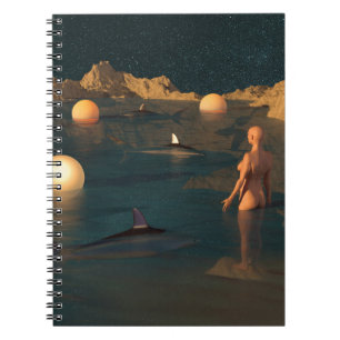 Caderno Espiral Natação Noturna
