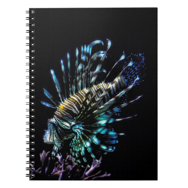 Caderno Espiral Natações de Lionfish (Frente)