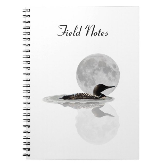 Caderno Espiral Natações De Lua No Notebook Espiral (Frente)