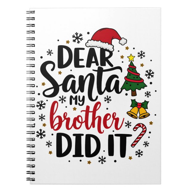 Caderno Espiral natal 2025, (Frente)