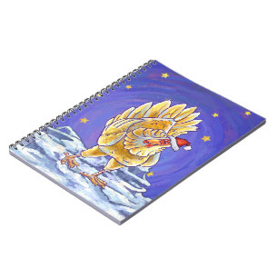Caderno Espiral Natal da galinha