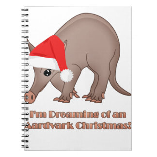 Caderno Espiral Natal de Aardvark