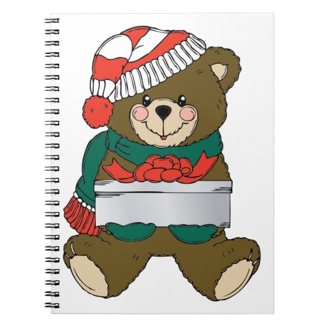 CADERNO ESPIRAL "NATAL DE MERRÍCULA" (Frente)