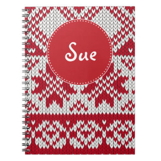 Caderno Espiral Natal Knit