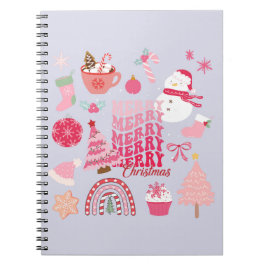 Caderno Espiral Natal moderno