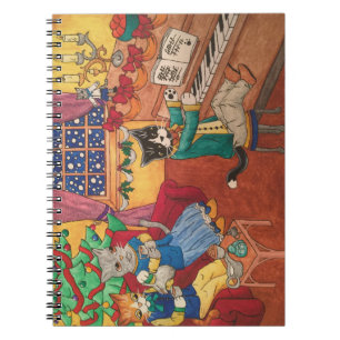Caderno Espiral Natal vitoriano
