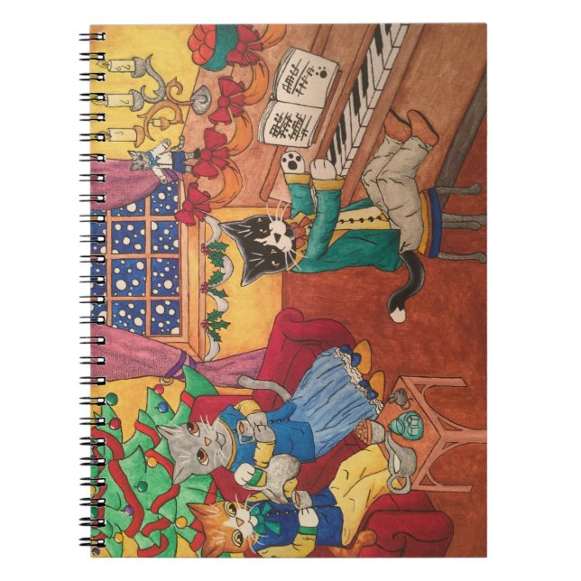 Caderno Espiral Natal vitoriano (Frente)