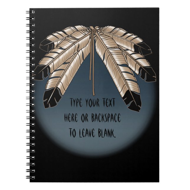 Caderno Espiral Native Art Notebook Tribal Spiritual Animal Jourde (Frente)