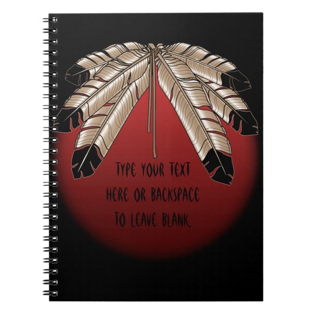 Caderno Espiral Native Art Notebook Tribal Spiritual Animal Jourde (Frente)