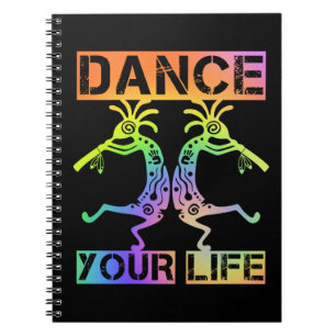 Caderno Espiral Nativos Americanos Kokopelli - Dança Sua Vida 4