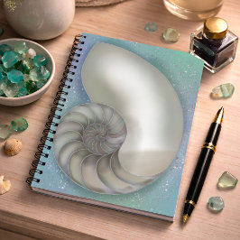Caderno Espiral Náutilo Madrepérola