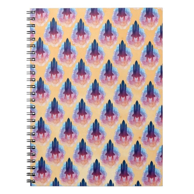 Caderno Espiral Nave Espacial (Frente)