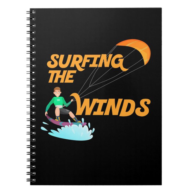 Caderno Espiral Navegando Nos Ventos (Frente)