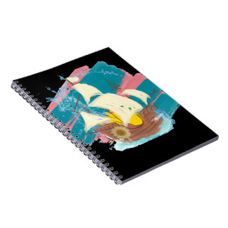 Caderno Espiral navio