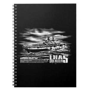 Caderno Espiral Navio de ataque anfíbio Peleliu Fuji notebook