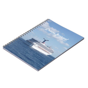Caderno Espiral Navio no Diário de Cruzeiros Marítimos