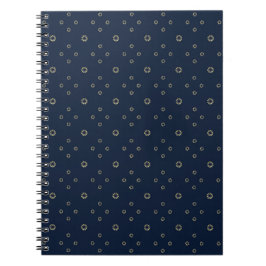 Caderno Espiral Navy | Golden Zinnia Sun