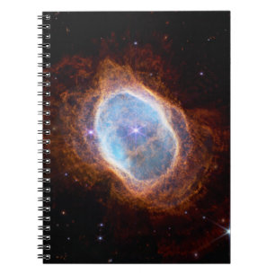 Caderno Espiral Nebula do Anel Sul do Telescópio JWST James Webb