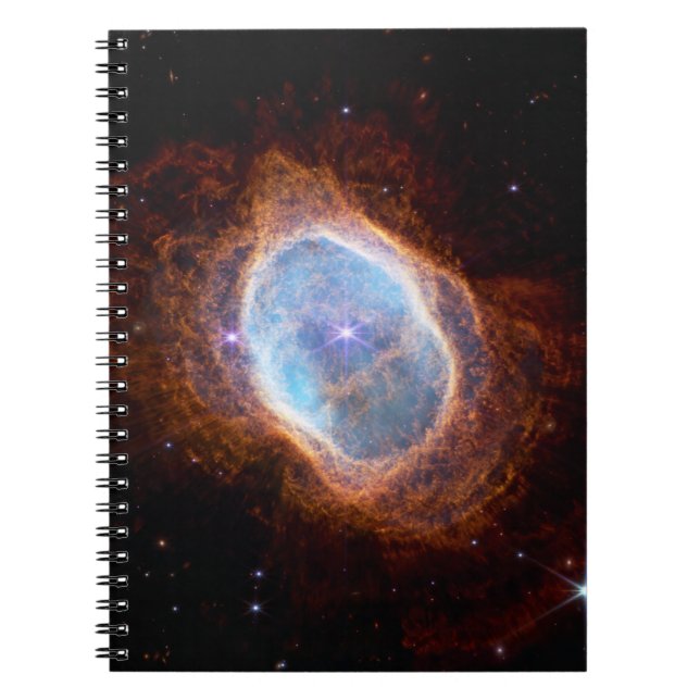 Caderno Espiral Nebula do Anel Sul do Telescópio JWST James Webb (Frente)