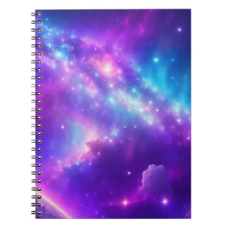 Caderno Espiral Nebulosa Celestial