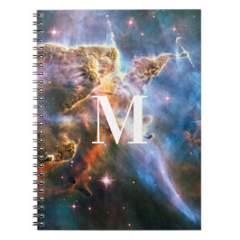 Caderno Espiral Nebulosa da galáxia espacial. Estrelas do Universo