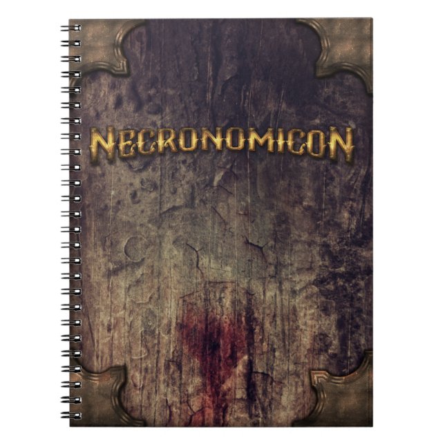 Caderno Espiral Necronomicon o livro do morto (Frente)