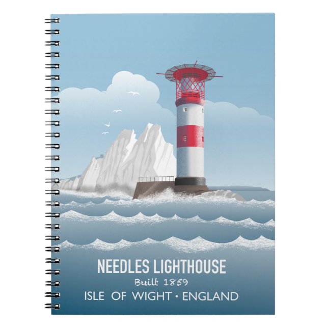 Caderno Espiral Needles Lighthouse (Frente)