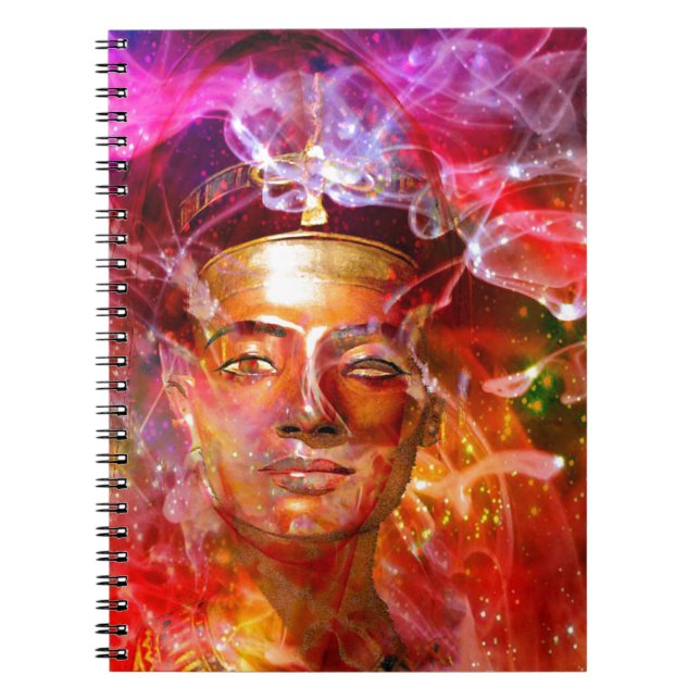 Caderno Espiral Nefertiti Egípcia (Frente)