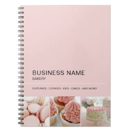 Caderno Espiral Negócios de Padaria Cupcakes Loja de Bolos