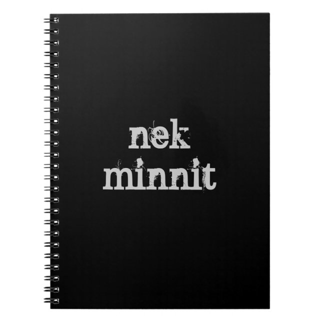 Caderno Espiral Nek Minnit (Frente)