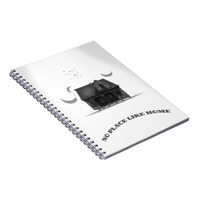 Caderno Espiral Nenhum Lugar Como o Lar (Lado Direito)