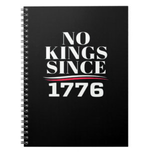 Caderno Espiral Nenhum Rei na América desde 1776 #1 Clássico