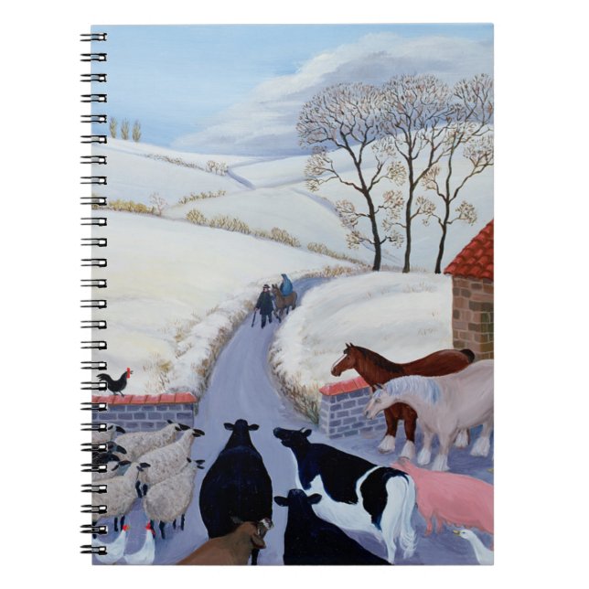 Caderno Espiral Nenhuma sala na pensão (Frente)