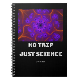 Caderno Espiral Nenhuma Viagem Apenas A Ciência Mandelbrot Julia D