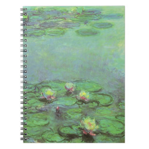 Caderno Espiral Nenúfares por Claude Monet, Impressionismo Antigo