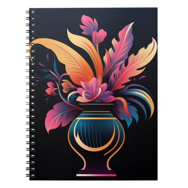 CADERNO ESPIRAL NEO VASE 1 (Frente)