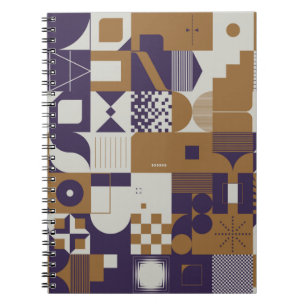 Caderno Espiral Neomodern aesthetics of brutalism design poster co