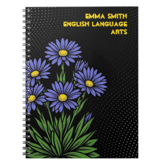 Caderno Espiral Neon Alpine Aster Pop Art