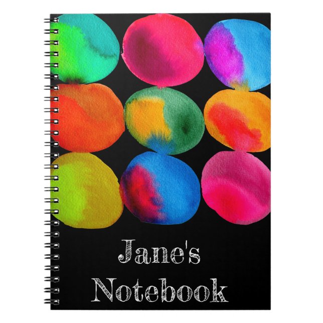 Caderno Espiral Neon Pop art (Frente)