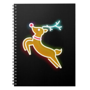 Caderno Espiral Neon Reindeer