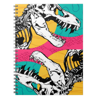 Caderno Espiral Neon Tyrannosaurus Rex Bolsa
