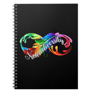 Caderno Espiral Neurodiversidade é belo Arco-Íris é um presente