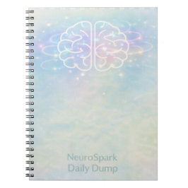 Caderno Espiral Neurodiversity NeuroSpark Daily Dump Pastel Design