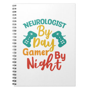 Caderno Espiral Neurologista por Day Gamer By Night