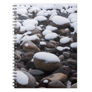 Caderno Espiral Neve e Rochas, Parque Nacional Mt. Rainier