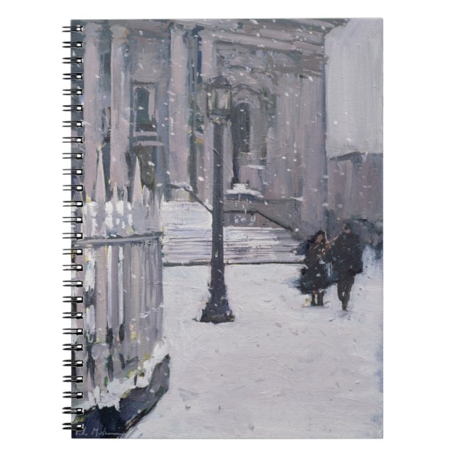 Caderno Espiral Neve fora de St Paul 2009 (Frente)