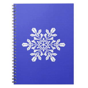 Caderno Espiral Neve Neve Azul Notebook Flasto