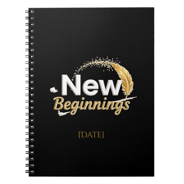 Caderno Espiral New Beginnings / Cuaderno Nuevos Comienzos (Frente)